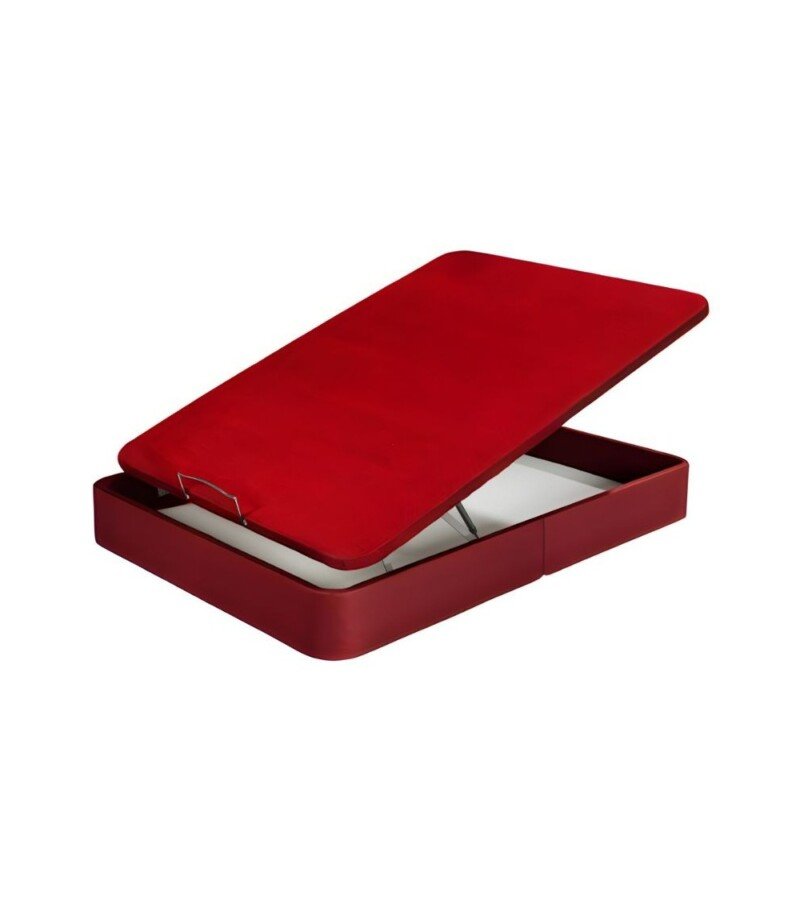 Base Sommier Elevatorio Big Box Vermelho