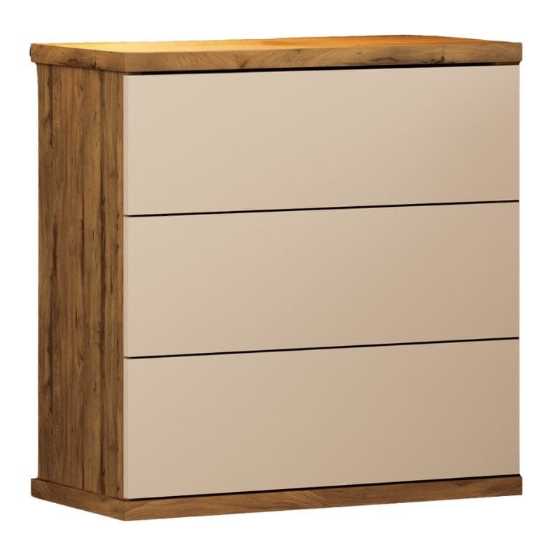 Mesa de Cabeceira Evo 3 Gavetas EV042/EV043