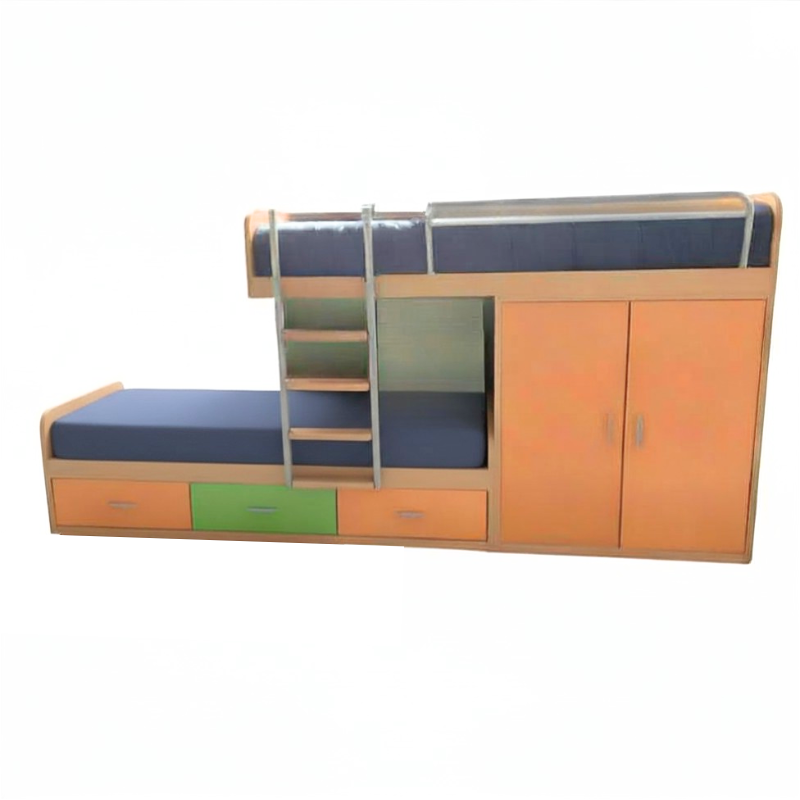 Beliche Kids Comboio com Roupeiro Maple + Verde + Laranja