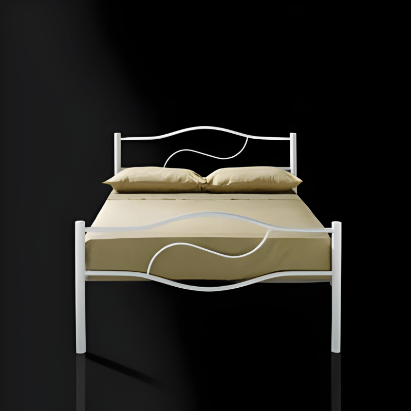 Cama Ferro Branca Ref. 164 para Colchão 183x133 cm - Image 2
