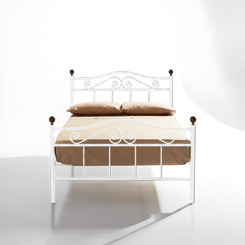 Cama Ferro Branca Ref. 166 para Colchão 183x133 cm - Image 2