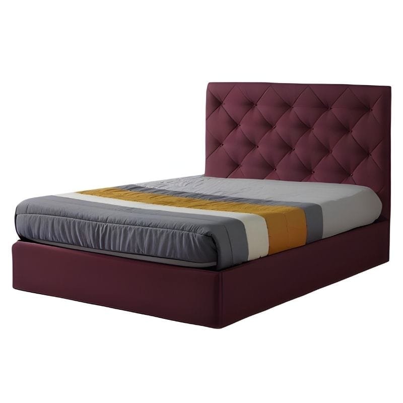 Cama Casal Orlando Estofada