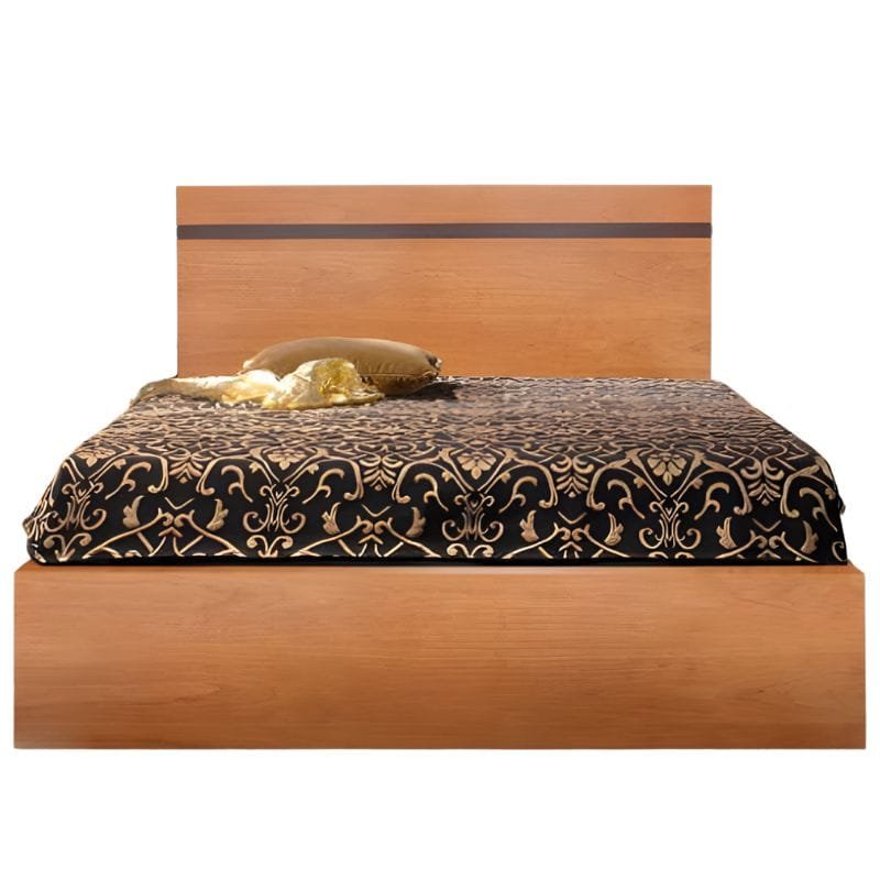 Cama Eco Cerejeira + Ébano p/colchão de 195x150cm