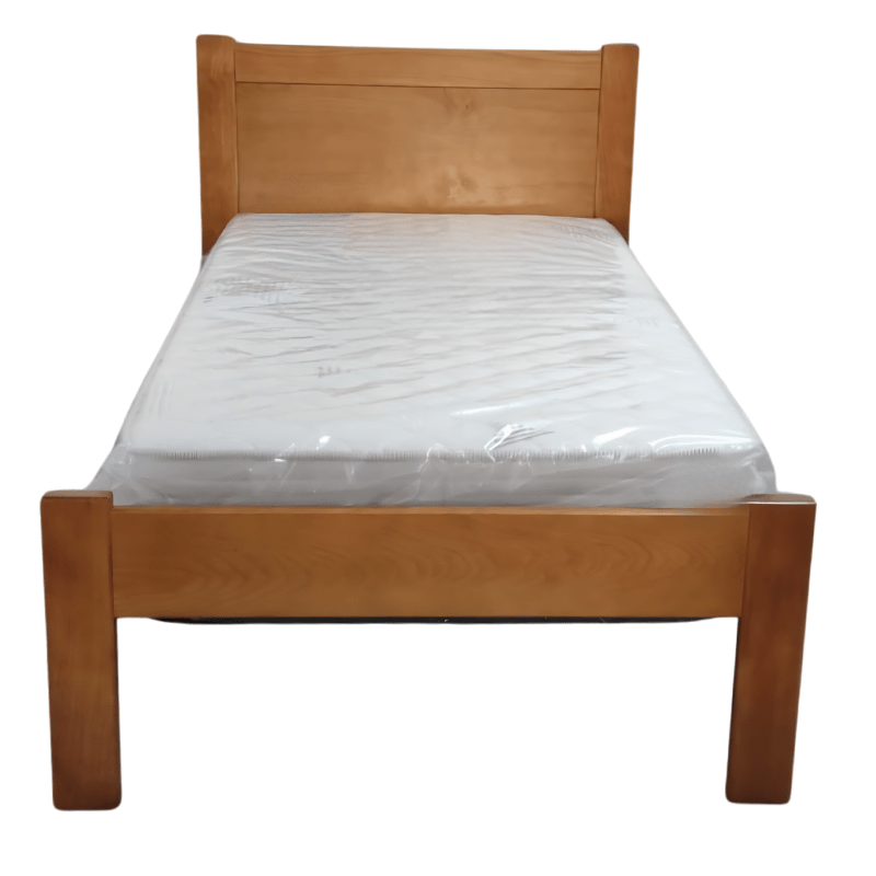 Cama HDS Simples Pinho Mel para Colchão 183x98cm