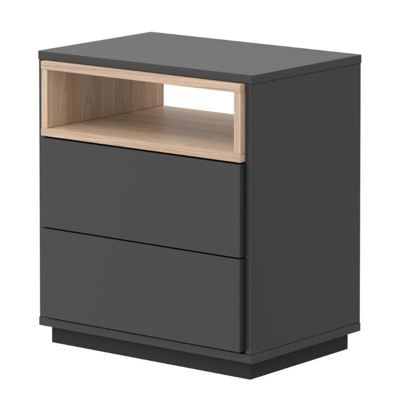 Mesa de Cabeceira Malmo 2 Gavetas